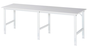 Arbeitstisch Tom höhenverstellbar, B2500xT800xH760-1080mm, M-Platte-22mm