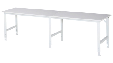 Arbeitstisch Tom höhenverstellbar, B3000xT800xH760-1080mm, M-Platte-22mm