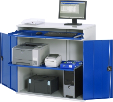 Computer-Schrank 60, B1100xT520xH1060mm, stationär