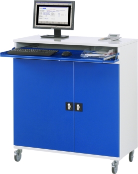 Preview: Computer-Schrank 60, B1100xT520xH1185mm, mobil