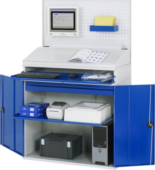 Computer-Schrank 61, B1100xT520xH1770mm, stationär