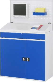 Preview: Computer-Schrank 61, B1100xT520xH1770mm, stationär