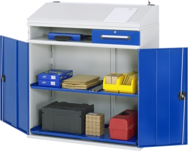 Preview: Beistellschrank Stehpult 06T, B1100xT520xH1110/1220mm, stationär