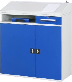 Preview: Beistellschrank Stehpult 06T, B1100xT520xH1110/1220mm, stationär