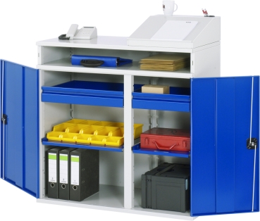 Beistellschrank Stehpult 08T, B1100xT520xH1060/1110/1220mm, stationär