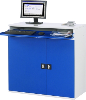 Preview: Computer-Schrank 60T, B1100xT520xH1060mm, stationär