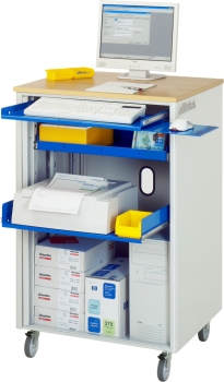 Computer-Station 2050, B720xT660xH1140mm, mobil
