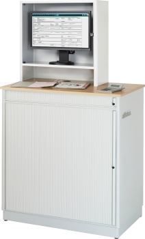 Preview: Computer-Station 2615, B1030xT660xH1810mm, stationär