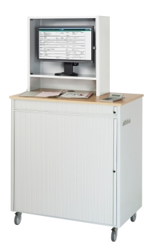Preview: Computer-Station 2665, B1030xT660xH1850mm, mobil