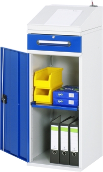 Beistellschrank Stehpult 02, B450xT520xH1110/1220mm, stationär