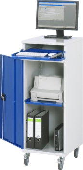 Computer-Schrank 60, B450xT520xH1185mm, mobil