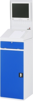 Preview: Computer-Schrank 61, B450xT520xH1770mm, stationär