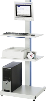 Preview: Computer-Ständer 6018, B650xT650xH1680mm, stationär