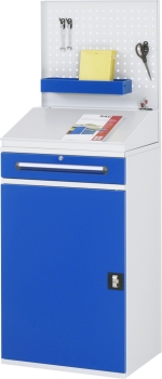 Preview: Beistellschrank Stehpult 04, B650xT520xH1110/1220/1770mm, stationär