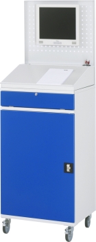 Preview: Computer-Schrank 61, B65 xT520xH1895mm, mobil