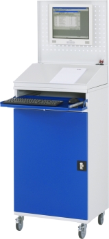 Preview: Computer-Schrank 61, B65 xT520xH1895mm, mobil