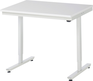 Arbeitstisch elektrisch höhenverstellbar, B1000xT800xH720-1120mm, M-Platte-22 mm