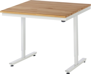 Arbeitstisch elektrisch höhenverstellbar, B1000xT1000xH720-1120mm, B-Platte-25 mm