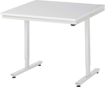 Arbeitstisch elektrisch höhenverstellbar, B1000xT1000xH720-1120mm, M-Platte-22 mm
