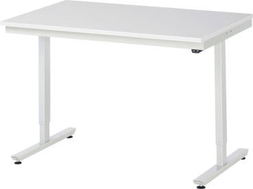 Arbeitstisch elektrisch höhenverstellbar, B1250xT800xH720-1120mm, M-Platte-22 mm