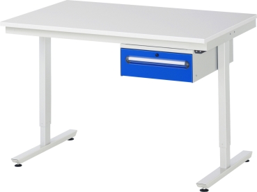 Preview: Arbeitstisch elektrisch höhenverstellbar, B2000xT800xH720-1120mm, M-Platte-22 mm