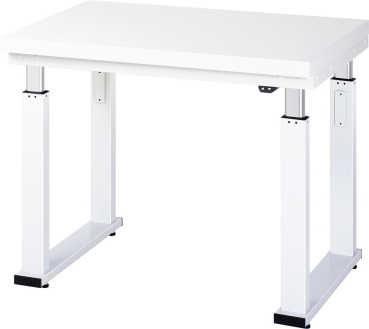 Werkbank elektrisch höhenverstellbar, B1000xT700xH740-1140mm, HPL-Platte-40 mm