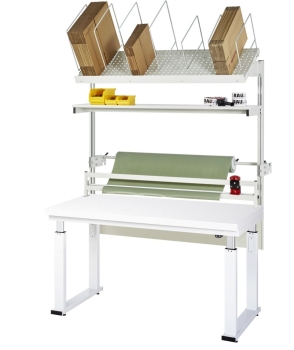 Packtisch Komplettset 03, 08-WB, B2000 x T700, H-Platte