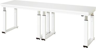 Werkbank elektrisch höhenverstellbar, B2500xT700xH740-1140mm, HPL-Platte-40 mm
