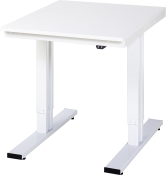Werktisch elektrisch höhenverstellbar, B750xT1000xH720-1120mm, M-Platte-22 mm