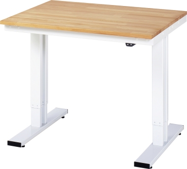 Werktisch elektrisch höhenverstellbar, B1000xT800xH720-1120mm, B-Platte-25 mm
