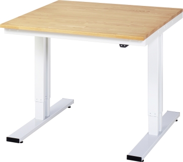 Werktisch elektrisch höhenverstellbar, B1000xT1000xH720-1120mm, B-Platte-25 mm
