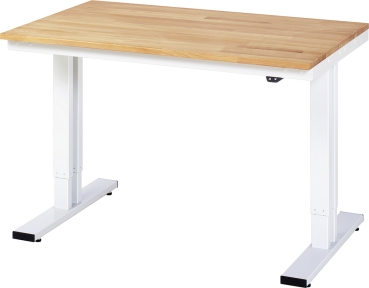 Werktisch elektrisch höhenverstellbar, B1250xT800xH720-1120mm, B-Platte-25 mm