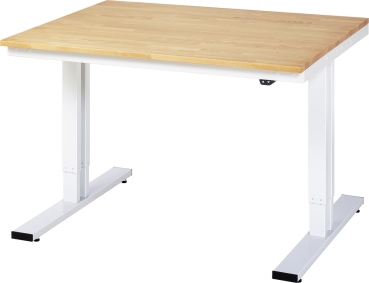 Werktisch elektrisch höhenverstellbar, B1250xT1000xH720-1120mm, B-Platte-25 mm