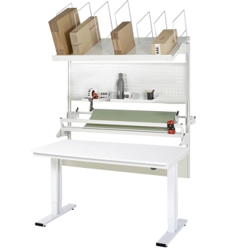 Packtisch Komplettset 05, 08-WT, B1500 x T800, M-Platte
