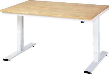 Werktisch elektrisch höhenverstellbar, B1500xT1000xH720-1120mm, B-Platte-25 mm