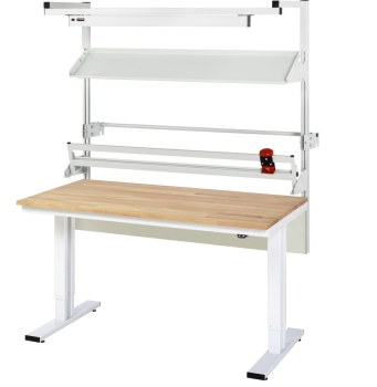 Preview: Packtisch Komplettset 02, 08-WT, B1500 x T1000, B-Platte
