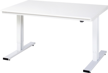 Werktisch elektrisch höhenverstellbar, B1500xT1000xH720-1120mm, M-Platte-22 mm