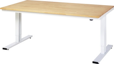 Werktisch elektrisch höhenverstellbar, B2000xT1000xH720-1120mm, B-Platte-25 mm