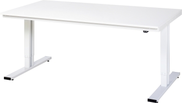 Werktisch elektrisch höhenverstellbar, B2000xT1000xH720-1120mm, M-Platte-22 mm