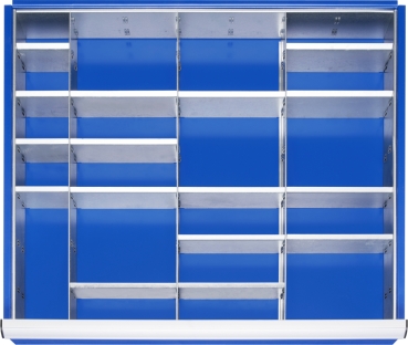 Einteilungsset 55 für Schublade-Größe-XL, für Fronthöhe 180-360mm