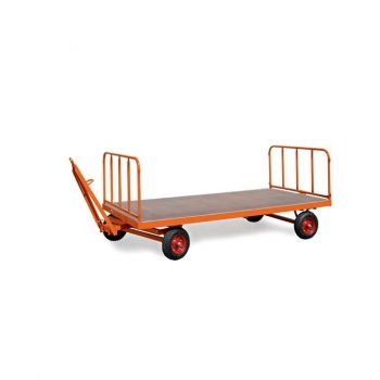 2 Stahlrohrwände für Schwerlast-Industrieanhänger