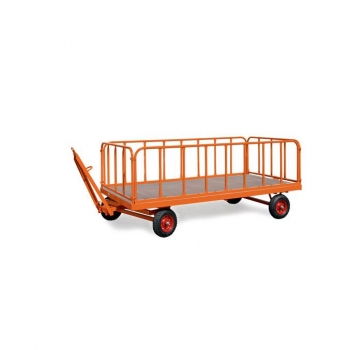 4 Stahlrohrwände für Schwerlast-Industrieanhänger