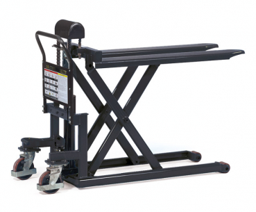 Preview: Scheren-Hubwagen bis 1000 kg, Lenkräder aus Polyurethan