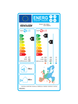 Sinclair RAY Split-Klimaanlage 2.7 kW / 2.8 kW