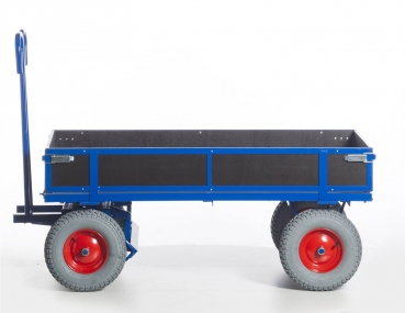 Preview: Handpritschenwagen mit Holzwänden, 700 - 1000kg Tragkraft