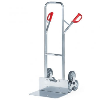 Treppenkarren Alu 200 kg, dreiarmige Rad-Sterne
