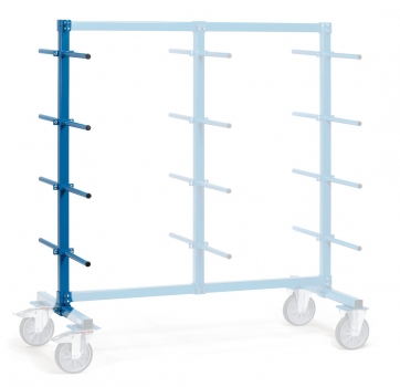 Außenpfosten für Fetra Tragarmwagen inkl. Befestigungsmaterial