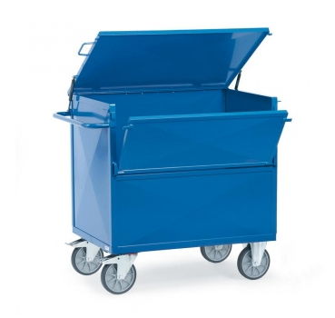 Blechkastenwagen 600 kg, Wände aus gesicktem Stahlblech