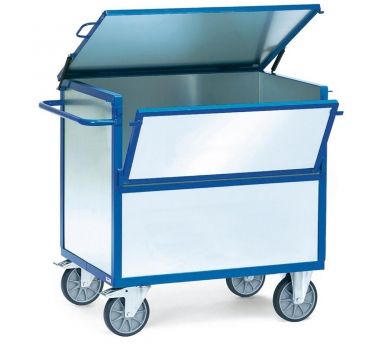 Blechkastenwagen 600 kg, Wände aus verzinktem Stahlblech