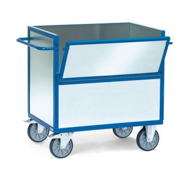 Blechkastenwagen 600 kg, Wände aus verzinktem Stahlblech